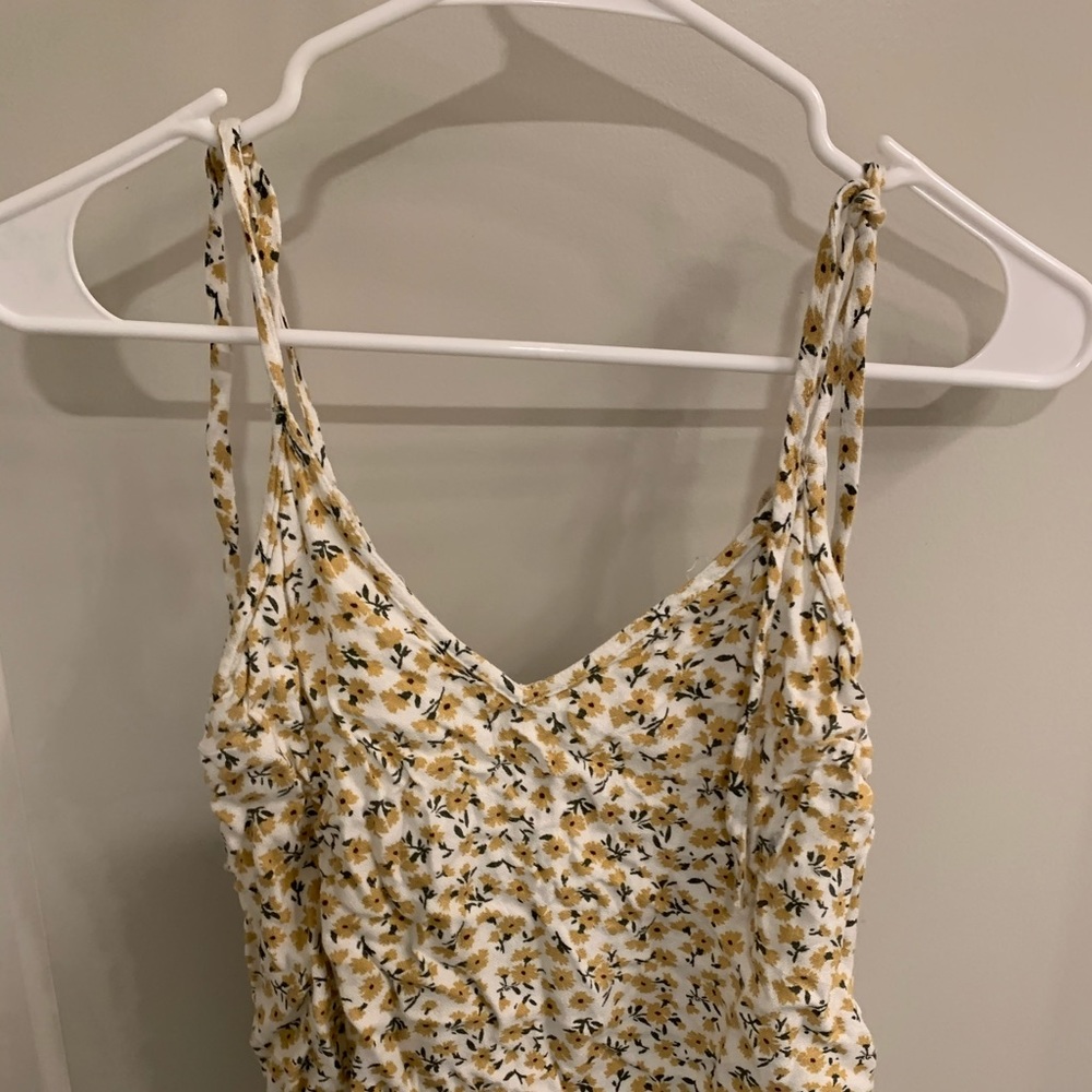 Abercrombie & Fitch Sunflower Tie Tank